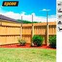 Fence Post Extender, 40" Fence Barbed Wire Extend Armfor Outdoor Fences to Increase Height, Protect Privacy and Pets Jumping Off (8, 40in)