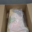 Wilwolfer Sleepover Pink Teepee Tent-4 Pack Tipi Playhouse for Kids with Lights& Flag& Inflatable Airbed -Indoor/Outdoor Foldable -Slumber Party Tent-Sleepover Party Supplies