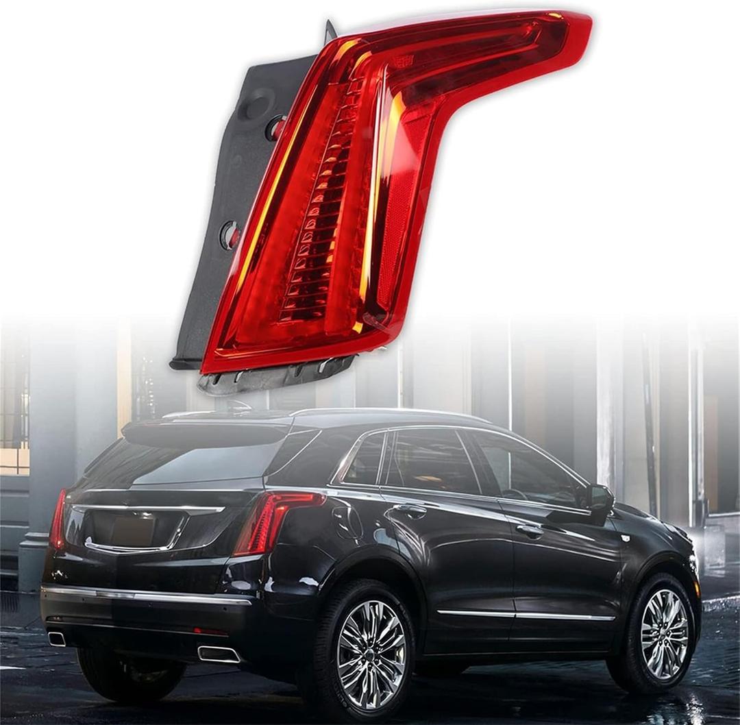 WFLNHB Right Side Tail Light Assembly Replacement for 2017-2019 XT5 Passenger Side Rear Brake Lamp GM2805125