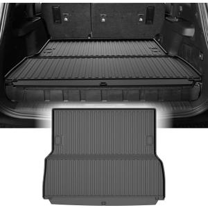 AOMSAZTO Cargo Mat Compatible with Toyota Land Cruiser & GX550 2024-2025: TPE All Weather Protection Car Cargo Liner - Interior Accessories - Rubber Truk Mat (Only for 5 Seat)