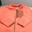 Amazon Essentials Women's Sherpa Long-Sleeve Mock Neck Full-Zip Jacket with Woven Trim Size XXL