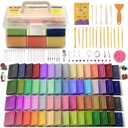 Aestd-ST Polymer Clay 60 Colors, Modeling Clays for Kids DIY Starter Kits, Oven Baked Model Clay, Non-Sticky,with Sculpting Tools, Holiday Gift for Children and Artists.
