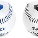 SKLZ Weighted Throwing Baseballs, 2-Pack (10 Ounce and 12 Ounce),White
