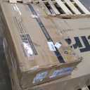 GarveeHome Makeup Vanity Desk with Sliding Mirror, Vanity Dressing Table with 3 Color Adjustable Lights, Girls Vanity Set with Stool, 4 Compact Vanity Drawers, Power Outlet