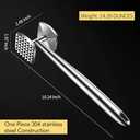 Aliglow Meat Tenderizer Hammer Tool Mallet Pounder for Kitchen Tenderizing Steak Beef Poultry (10.2 inch/26CM)