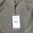 Adrianna Papell Women's V-Placket Airflow Woven Blouse with Long Sleeves (X-Large, Fatigue)