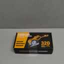 Cordless Electric Scissors: 4V Rechargeable Cardboard Cutter, 3 Blades, Safety Lock & LED Light, Box Cutter for Carton Carpet Plastic Fabric Leather (Yellow)