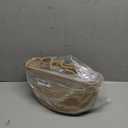 Geiserailie 3 Set 6 8 10 Fabric Wall Hanging Baskets for Organizing 3 Size Boho Basket Storage for Plant Woven Hanging Organizer with Adhesive Hook for Kitchen Boho Wall Decoration(Linen)