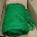 Plastic Mesh Fencing 6FT x 50FT, Garden Bird Netting & Deer Fence, Temporary Animal Barrier for Deer Pets Rabbits Chickens Wildlife, Green Protective Netting for Plants Fruit Vegetables