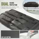 Overmont Heated Stadium Seats 2 Pack with Back Support, Dual-Zone Heat, 20.5'' Wide - 2PCS