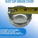 Replacement 2-3/8" Dust Cap Grease Cover for Dexter Alko Trailer Camper RV Axle Hub and Trucks Pickups Fishing Boats (Qty 4)