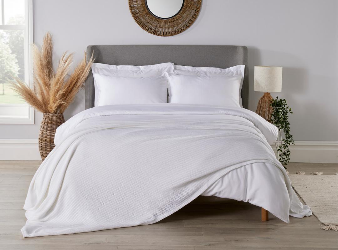 White Blanket 106×90 Inch