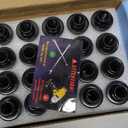 Set of 24, 12x1.5mm 1.87 Inch Length 13/16 Hex OEM Factory Mag Lug Nuts for Tacoma 4 Runner FJ Cruiser Matrix GX460 GX470 SR5 Pre-Runner TRD Off-Road Limited Black