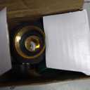 Biswing Garden Hose Splitter 2 Way, Heavy Duty Brass Connector Tap Splitter, Y Splitter 2 Valves with 2 Extra Rubber Washers