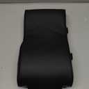 Car Armrest Cushion, Memory Foam Car Center Console Pillow Cushion with Phone Holder Storage Bag, Leather Arm Rest Pillow Cover, Universal Car Armrest Pad Accessories (Black)