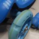 Besrey Kick Scooter for Kids Ages 3-10, 3-Wheel Folding Scooter with Adjustable Height, LED Light Wheels, Extra Wide Deck for Outdoor Activities