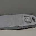 Wash Board, Washboard for Hand Washing Clothes, Plastics Laundry Scrub Board Household With Holder Portable (A-Gray)