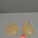 Adhesive Bras - Silicone Breast Lift Invisible Bra Reusable Nipple Covers Strapless Backless Push Up Sticky Bra for Women (Large, Nude)