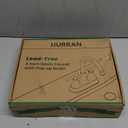 Bathroom Faucets for Sink 3 Hole, Hurran 4 inch Matte Black with Pop-up Drain and 2 Supply Hoses, Stainless Steel Lead-Free 2-Handle Centerset Faucet for Sink Vanity