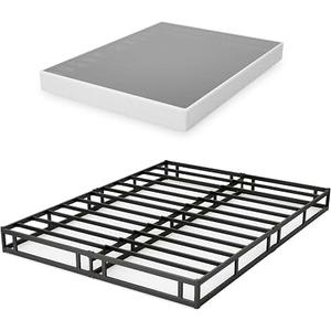 7 Inch Box Spring for Full Bed Bases - Heavy Duty Metal Mattress Foundation with Fabric Cover,Low Profile Full Box Spring Only,Noise Free,Easy Assembly