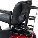 MOOFI 2-in-1 Metal Oxygen Tank Holder, Universal D, E Cylinder Carrier, Heavy-Duty Metal Oxygen Holder for Mobility Scooters & Power Chairs Equipped with 1" X 1" Hitch Receiver, 18.9" x 6" x 17.6"