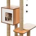 Vesper Cat Tree, High Base, Walnut, 52045