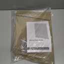 LazBlinds 100% Blackout Door Curtain, No Tools No Drill Cordless Blinds for Windows, Thermal Insulated UV Protection Privacy Window Curtains for French Door Front Door(26''W x 68''H, Beige, 1 Panel)