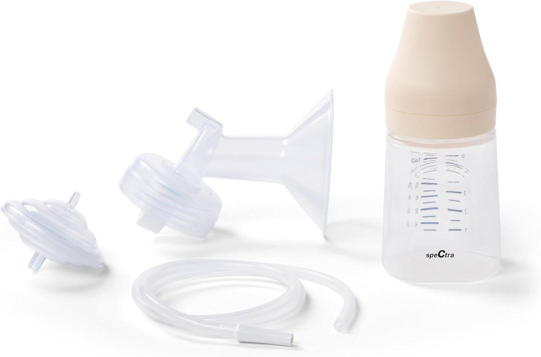 Spectra - Premium Breast Milk Pump Accessory Kit with Baby Bottles - Medium 24mm - Breast Pump Accessories