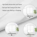 Cordless Zebra Blinds for Windows, Free-Stop Pull Down Roller Window Shades with Valance, Light Filtering Dual Layers Sheer Shades for Home and Office, White, 55" W x 72" H