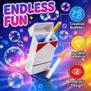 Bubble Cigarette Blower Toy, 2 Pack Bubble Stress Relief Toy Mini Bubble Blower Bubble Sticks Relaxation Birthday Party Gift for Men Women