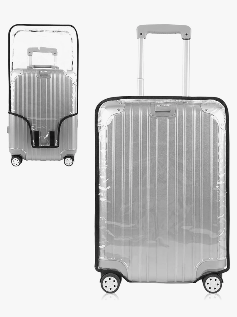 Luggage Cover Protectors PVC Clear 30 Inch, Suitcase Covers for Luggage, Transparent Heavy-Duty Waterproof Protector for Wheeled Suitcases,(30 Inch