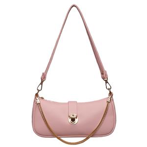 Handbags for Women Vegan Leather Women's Underarm Bag Shoulder Bag for Women Retro Clutch Hobo Purse (Pink)