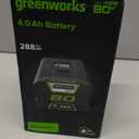 Greenworks PRO 80V 4.0Ah Lithium-Ion Battery ((Genuine Greenworks Battery / 75+ Compatible Tools)