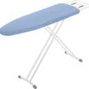 RAINHOL Ironing Board, 43x13 Full Size Iron Board with Iron Rest, Heavy Duty Compact Ironing Board with Thick Cover and Pad, Height Adjustable Sturdy Iron Stand, Blue