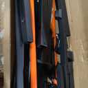 Bongkim Dip Bar, Heavy Duty Dip Station with 7 Height Levels, 800lbs Adjustable Parallel Bars for Tricep Dips Pull-Ups L-Sits Calisthenics Exercises Strength Training for Home Gym Outdoor (Orange)