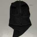 Haloumoning Dogs Fleece Coats Pet Jackets for Small and Medium Dogs Puppy Mock Neck Zipper Fall Winter Jacket (Large, Black)