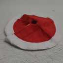15" Miniature Red Plush Christmas Tree Skirt