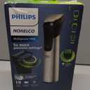 Norelco Philips Multigroom 7000 Series, All-in-One Trimmer, Beard Trimmer and Hair Clipper, 19-Piece Men's Grooming Kit for Beard, Head, Hair, Body, and Face, Soft Pouch, MG7910/49