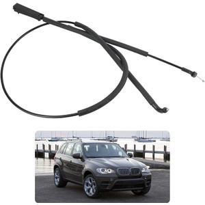 MUNIK 51237184456 Engine Hatch Cable for 2007-2014 BMW 3.0si,4.8i,X5,X6,xDrive35i,xDrive40i,xDrive50i,4.4T E70,E71,E72 Replat# 51237184456 912452 503951 V204589