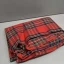 AQOTHES Red Green Plaid Christmas Tablecloth 60x84, Tartan Table Cloth Decorations, Winter Holiday Tablecloths for Rectangle Tables Parties Dining Farmhouse Kitchen Decor