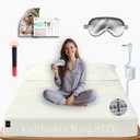 Ali King Grounding Sheets - California King Size, Soft Cotton with Silver Fiber, 15'' Deep Pocket Earth Grounding Fitted Bed Sheets for Improved Sleep (Beige, California King 72''*84''*15'')