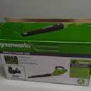Greenworks 40V Leaf Blower/Sweeper, 150 MPH / 135 CFM, Lightweight, Quiet, with 2.0 Ah Battery and Charger, Perfect for Residential Lawn Care, Leaf Blowing Debris, Dust, Light Snow, and More