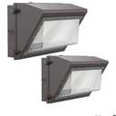 120W LED Wall Pack Light with Dusk-to-Dawn Sensor, 16800LM 5000K LED Security Flood Lighting, 120V Outdoor LED Wall Lights for Parking Lots|Warehouses|Factories|Yard, 2 Pack