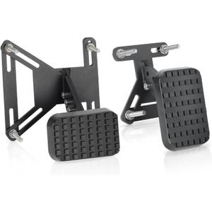 Adjustable Length and Height Gas and Brake Pedal Extenders are Steel and Rubber Construction,Non-Slip Safety,for Cars,Short Drivers Driving Cars,Go Karts