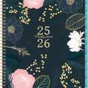 2025-2026 Monthly Planner - 18 Monthly Planner/Calendar 2025-2026, July 2025 - December 2026, 9 x 11'', Monthly Tabs, Double-sided Pockets, Twin-wire Biding, Holidays, Notes Pages, Julian Dates