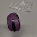 TECKNET Wireless Mouse, 2.4G Ergonomic Optical Mouse, Computer Mouse for Laptop, PC, Computer, Chromebook, Notebook, 6 Buttons, 24 Months Battery Life, 2600 DPI, 5 Adjustment Levels - Purple