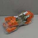 2 x 6 Bundles Silk Geraniums Artificial Flowers for Outdoors, UV Resistant Faux Plants Realistic for Garden Patio Porch Window Box Home Indoor Outdoor Decor (6, Orange-red)