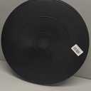 15 Inch Ceramic Saucer - Ceramic Drainage Tray for Plant Pot (Matte Black)