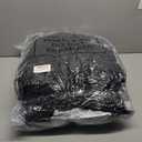 Liitrsh 120 Pcs Homeless Care Package Supplies Bulk Winter Beanie Hat Gloves Socks Scarves Polyester Drawstring Bags for Men (Black)