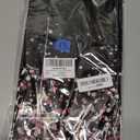 3pcs Black Rose Gold Party Tablecloths 108x54 Inch Rose Gold Sequin Printed Plastic Table Cover Glitter Diamonds Happy Birthday Decoration Supplies for Wedding Graduation Anniversary Indoor Outdoor